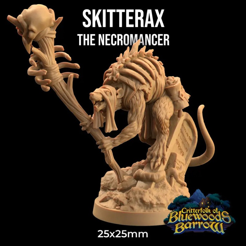 Dapper Fox Minis: Skitterax, The Necromancer