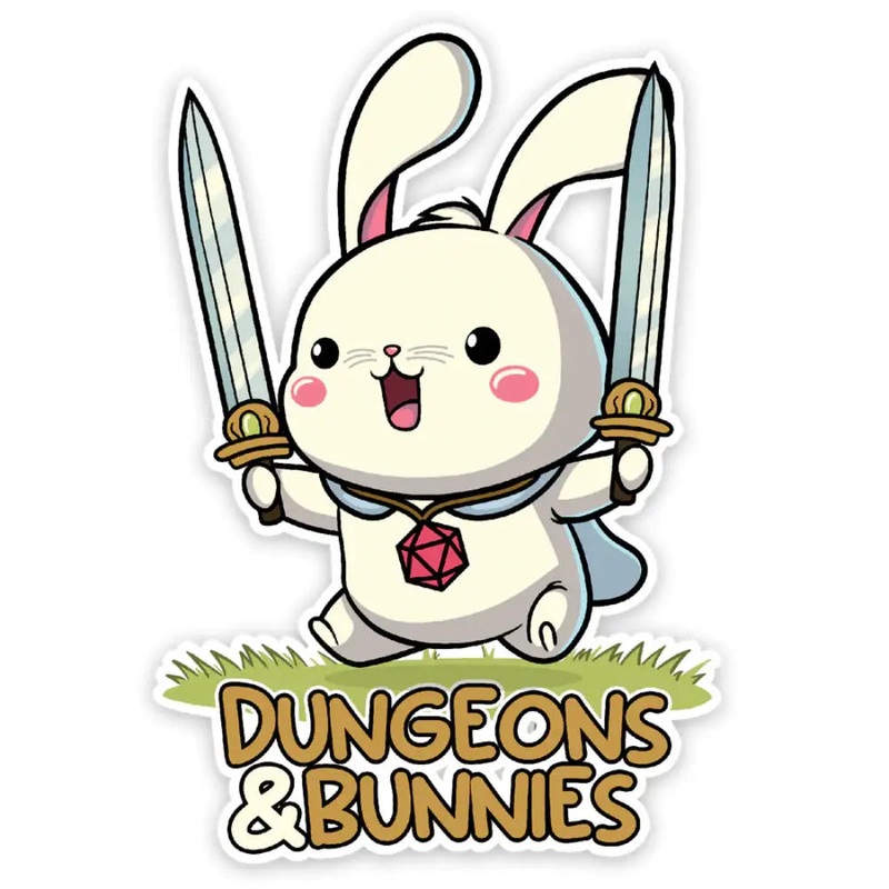 Dungeons and Bunnies Sticker