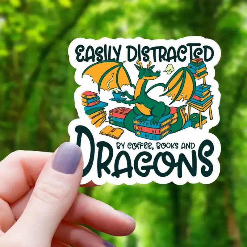 Easily Distracted Sticker