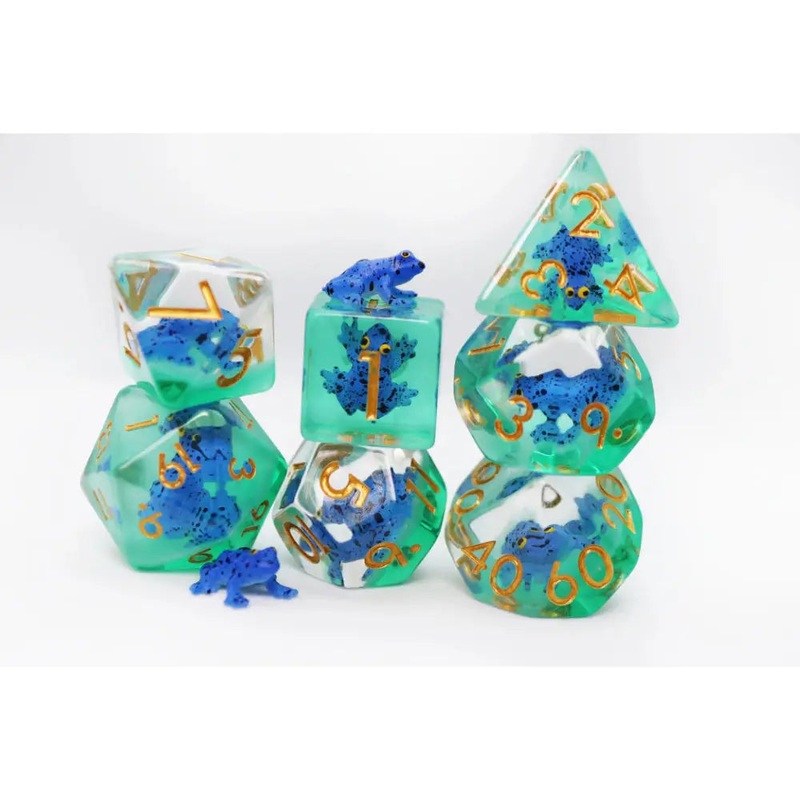 Frog Polyhedral (D&D) Dice Set (7)