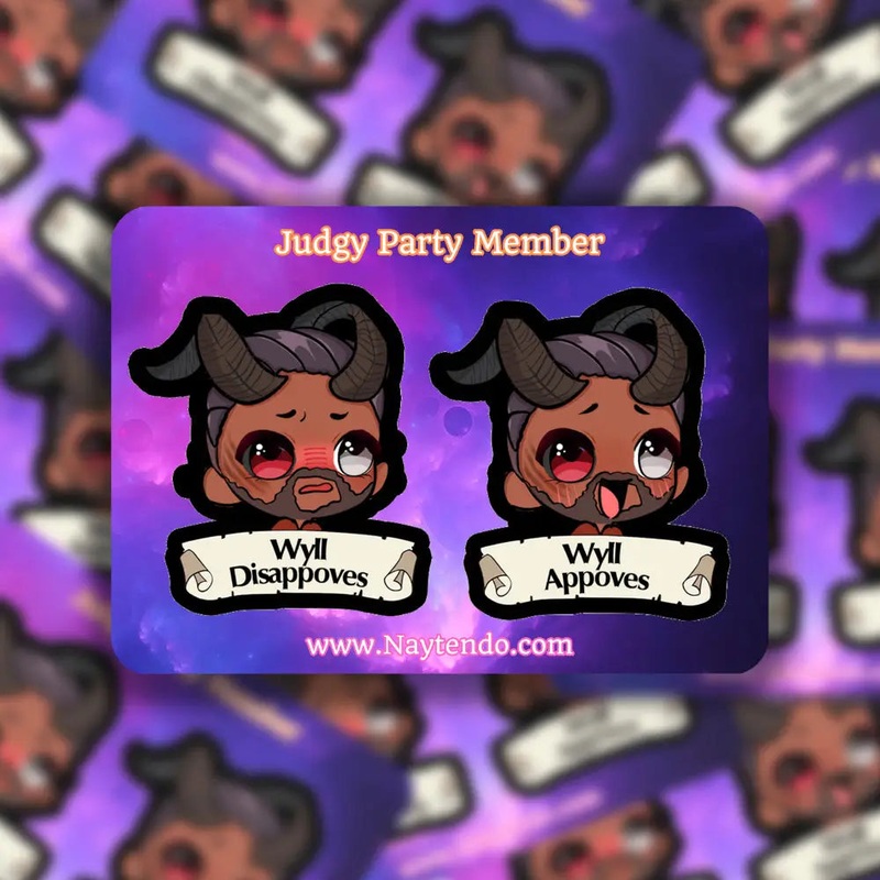 Baldur's Gate 3 Wyll Stickers