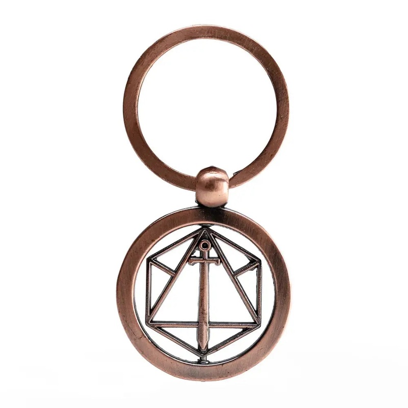 Critical Role Spinning Logo Keychain