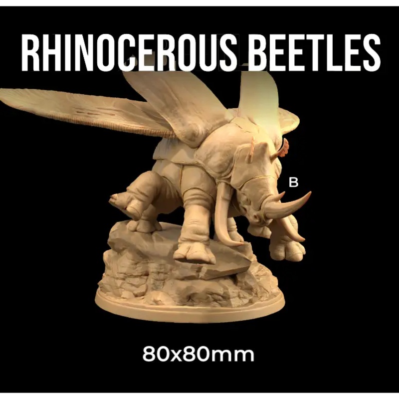 Dapper Fox Minis: Rhinocerous Beetle