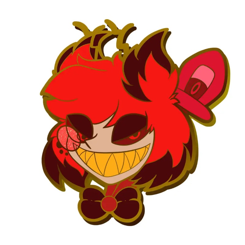 Hazbin Hotel Alastor Enamel Pin