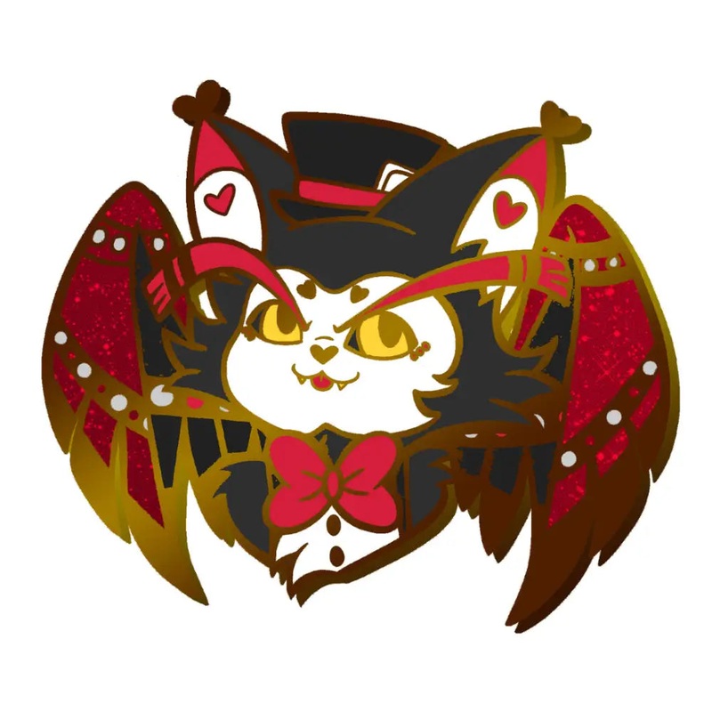 Hazbin Hotel Husk Enamel Pin