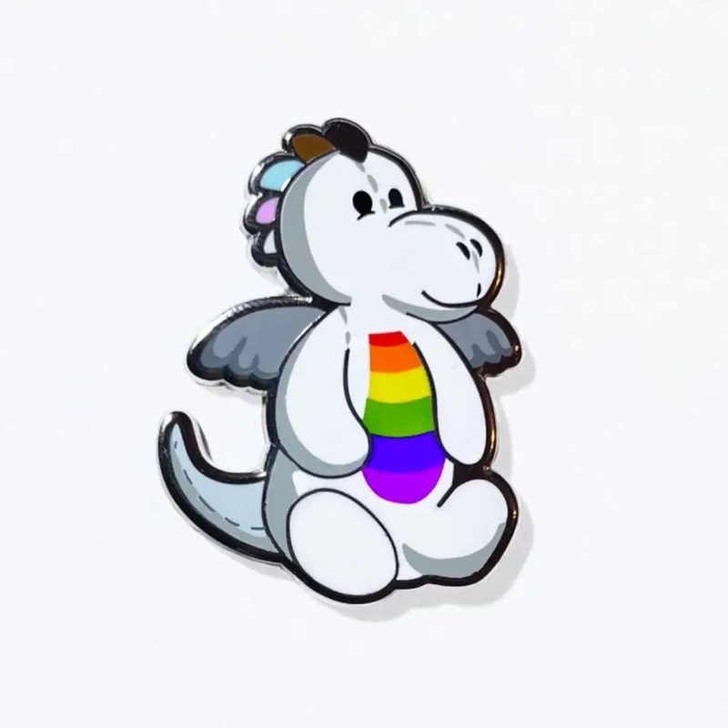 LGBTQ Plush Pride Pin