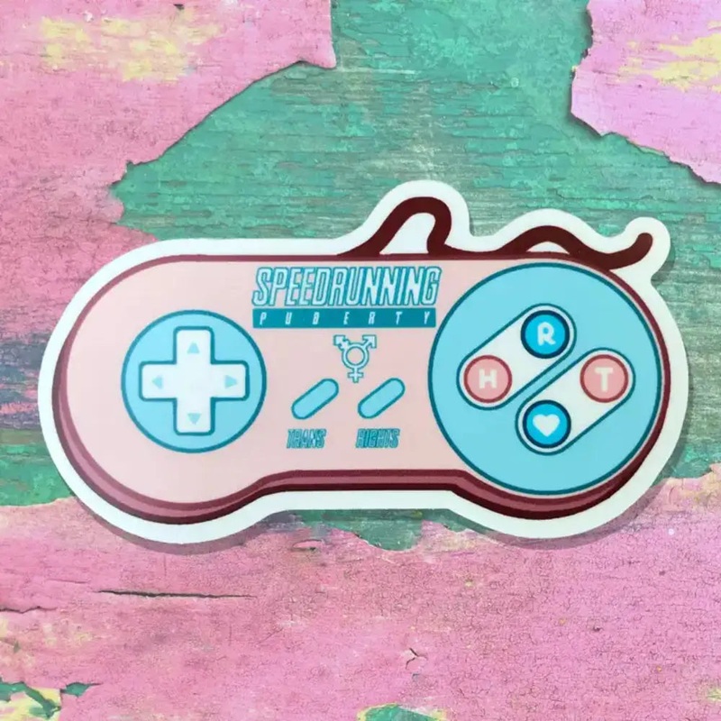 Speedrunning Puberty Sticker