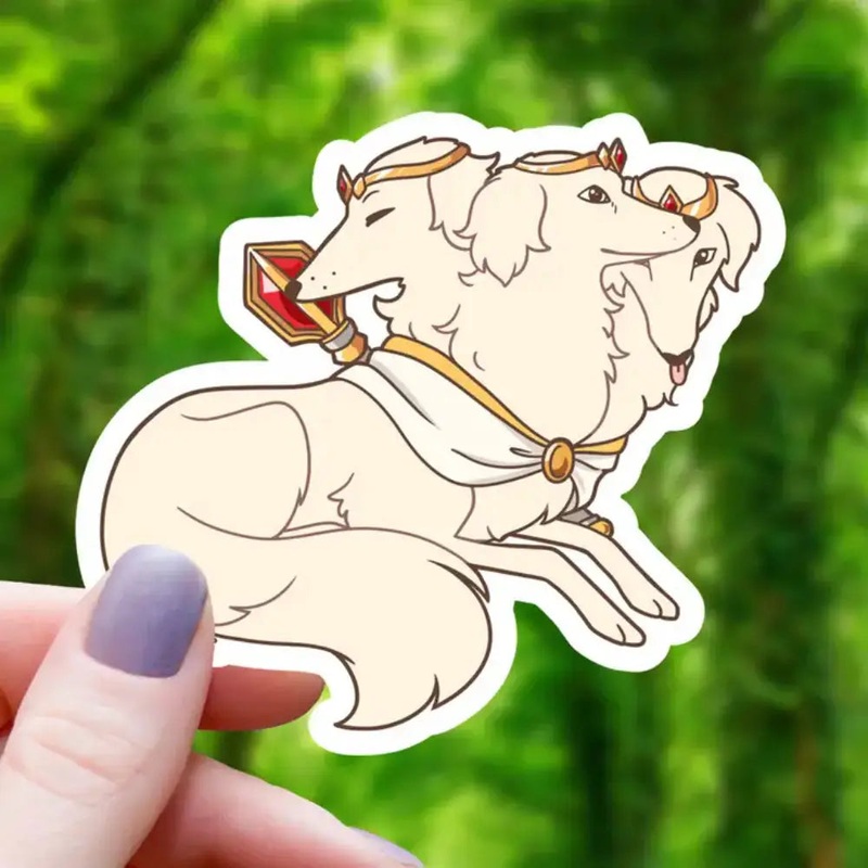 Cleric Cerberus Sticker