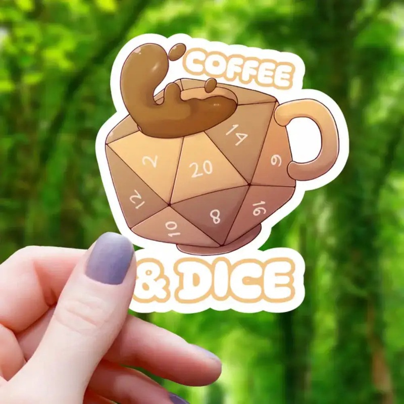 Coffee in Die Mug Sticker