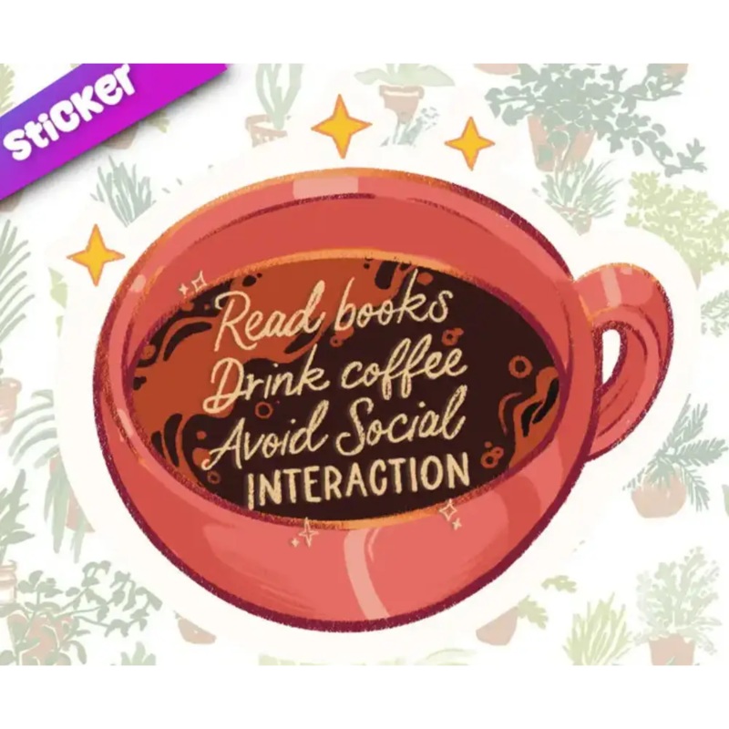 MKC Avoid Social Interaction Sticker