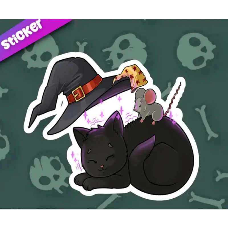 MKC Purrlin Purring Sticker