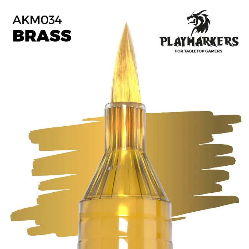 Playmarkers: Brass Acrylic Gamers Paint