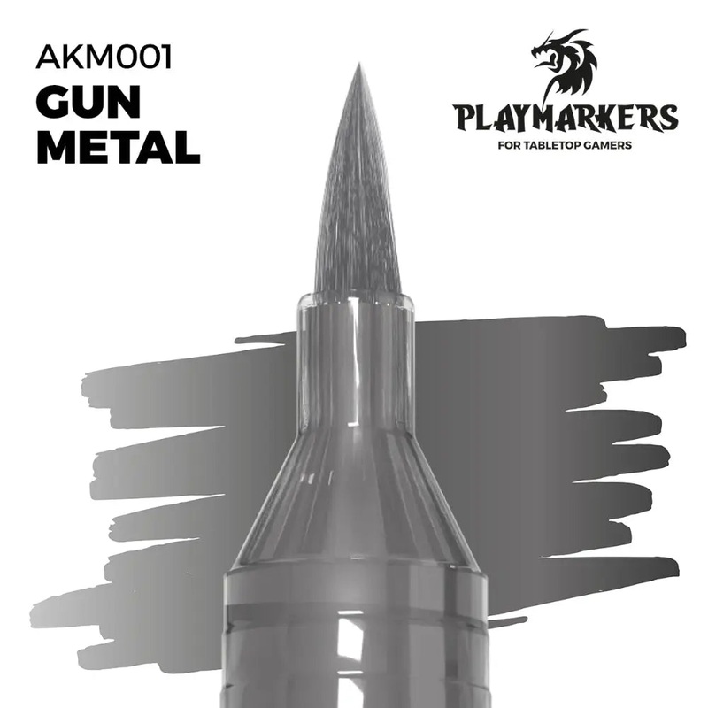 Playmarkers: Gun Metal Acrylic Gamers Paint