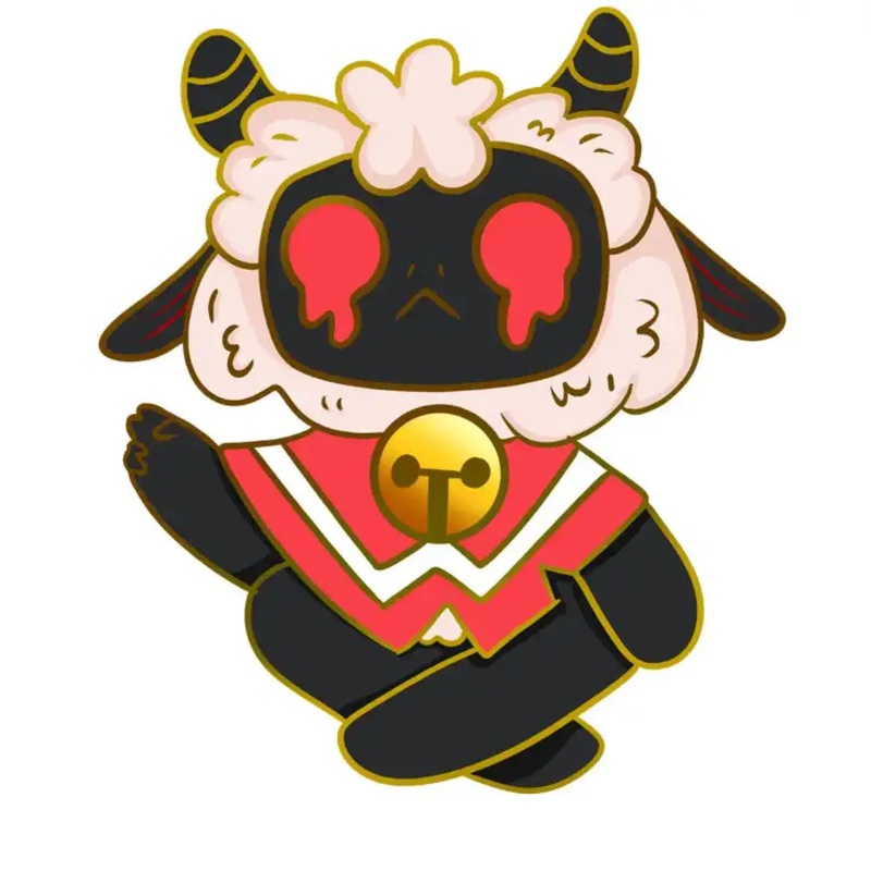 Cult of the Lamb Enamel Pin