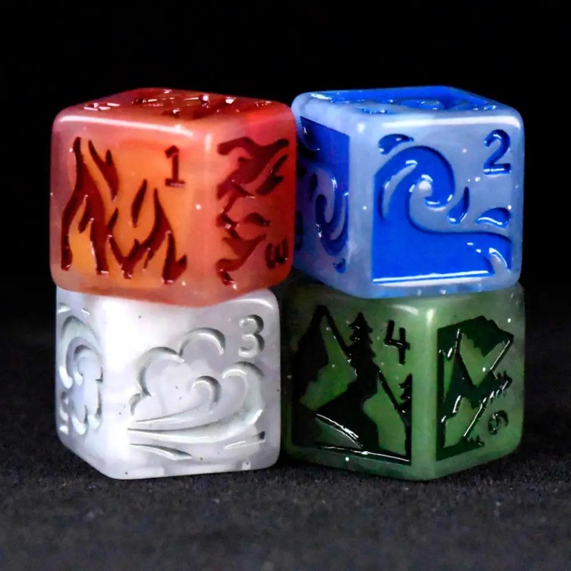 Forces of Nature d6 Dice Set (4)