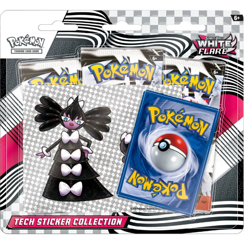 Pokemon TCG: Scarlet and Violet White Flare Tech Sticker Collection