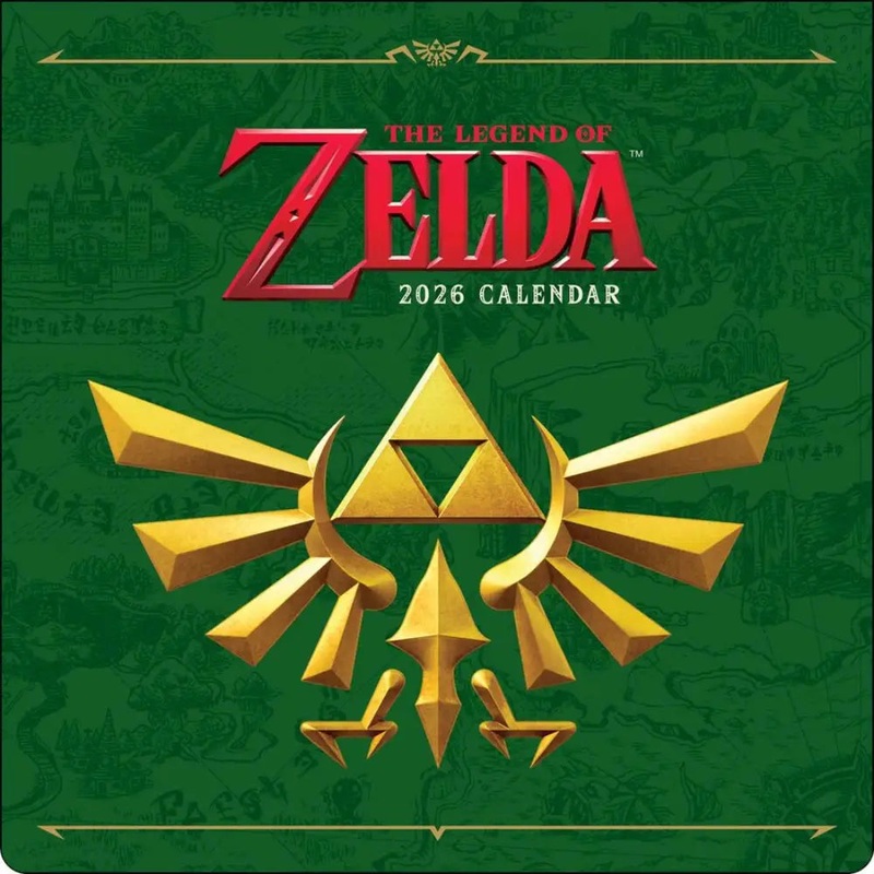 The Legend of Zelda 2026 Wall Calendar