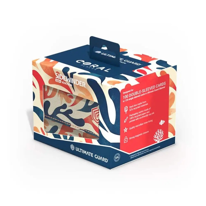 Ultimate Guard Sidewinder 100+ Xenoskin Deckbox: Coral Places Mellow Sea
